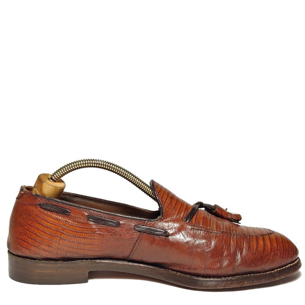 Footjoy Classics USA Made Lizard Loafer Sz 9.5B - Picture 6 of 10